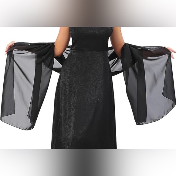 Chic Sheer Black Wrap - Picture 11 of 12